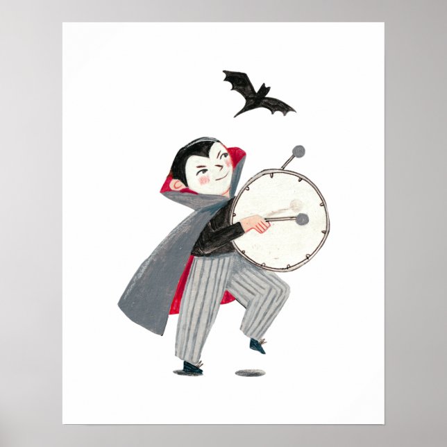 Söta Halloween barn kostym trick och treat parad Poster (Framsidan)