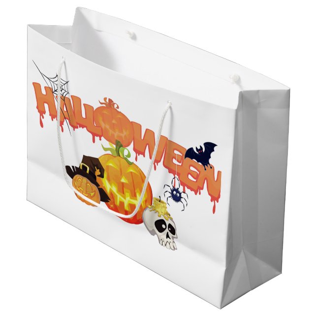 Söta Halloween-dekorationer (Framsidan Vinklad)