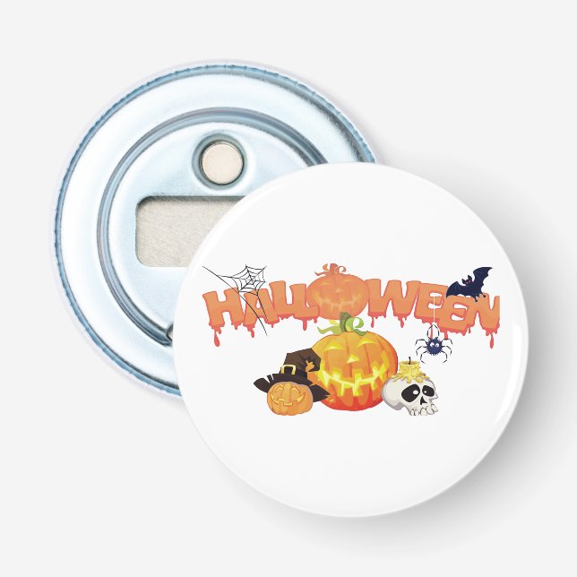 Söta Halloween-dekorationer Flasköppnare (Framsidan)