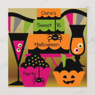 Söta halloween festinbjudningar inbjudningar