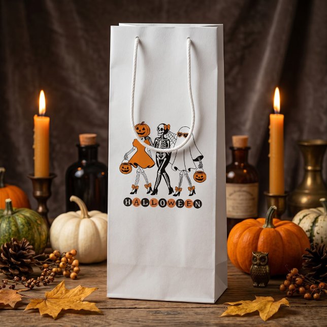 Söta Halloween-flickor Skelett Spökgurka (Skapare uppladdad)
