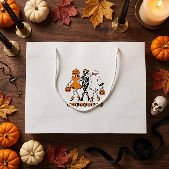 Söta Halloween-flickor Skelett Spökgurka (Skapare uppladdad)