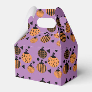 Söta Halloween Geometriska Konfetti Pumpa Presentaskar