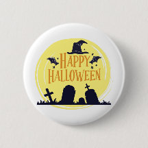Söta Halloween-knappar & Spännen Spöken, Pumpa