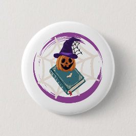 Söta Halloween-knappar & stift Spöken, Pumpa Knapp