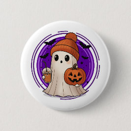 Söta Halloween-knappar & stift Spöken, Pumpa Knapp