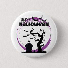 Söta Halloween-knappar & stift Spöken, Pumpa Knapp