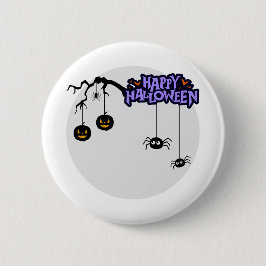 Söta Halloween-knappar & stift Spöken, Pumpa Knapp