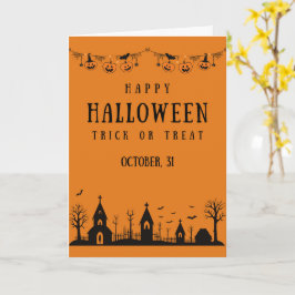 Söta Halloween-kort Spöken, Pumpa Kort