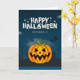 Söta Halloween-kort Spöken, Pumpa Kort