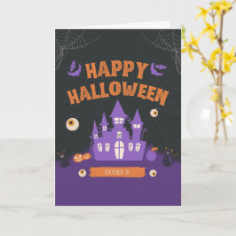 Söta Halloween-kort Spöken, Pumpa Kort