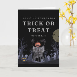 Söta Halloween-kort Spöken, Pumpa Kort