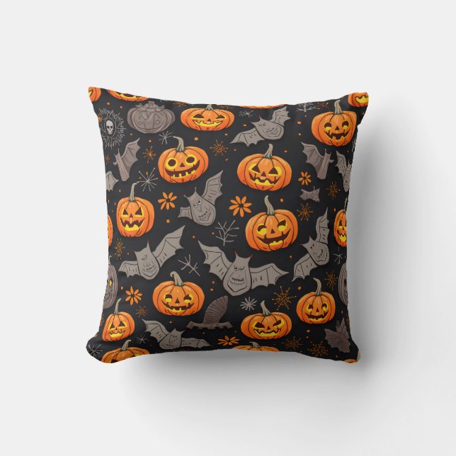Söta halloween-kuddar kudde (Framsida)