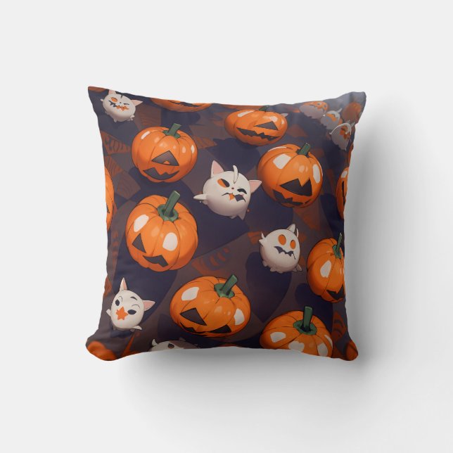 Söta halloween-kuddar kudde (Framsida)