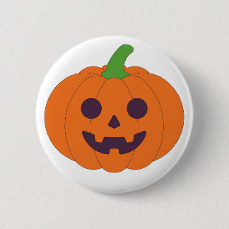 Söta Halloween-pumpor & svarta katter-mönster Knapp