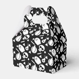 Söta Halloween skallekonfetti pumpa sprinkles Presentaskar