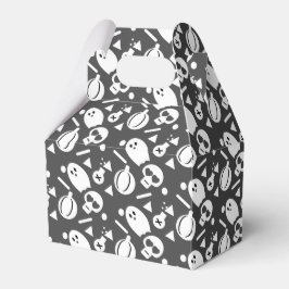 Söta Halloween skallekonfetti pumpa sprinkles Presentaskar