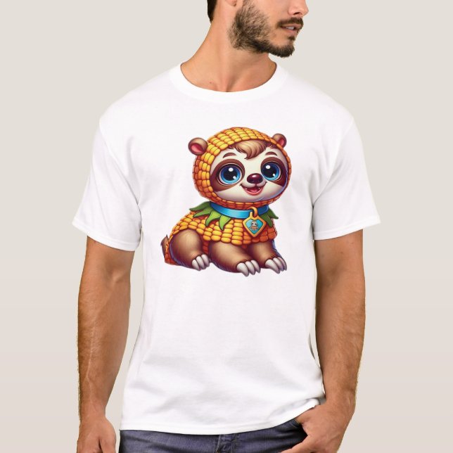 Söta Halloween-sötma Trögdjur Oversize T Shirt (Framsida)