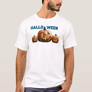 Söta Halloweenska leende pumpor T Shirt