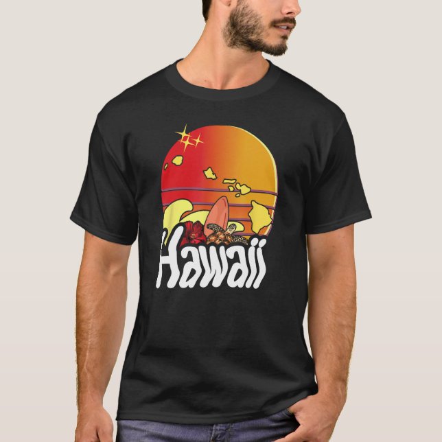 Söta Hawaiiöarna Souvenir Gift Idea T Shirt (Framsida)