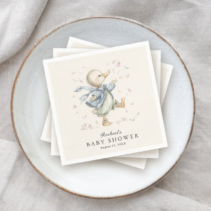 Söta historieboksankande Baby Shower Pappersservett