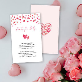 Söta hjärta-böcker för bebisar tilläggskort