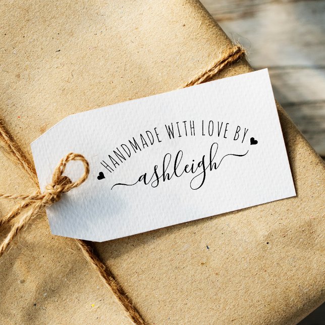 Söta hjärtan & handskriven text med kärlek namn stämpel (Skapare uppladdad)