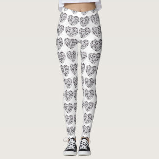 Söta Hjärtbyxor Leggings