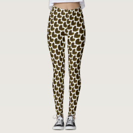 Söta Hjärtmönstrade Leggings | Alla hjärtans dag