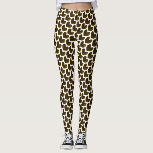 Söta Hjärtmönstrade Leggings Alla hjärtans dag