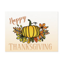 Söta höstpumpor Glad tacksägelse