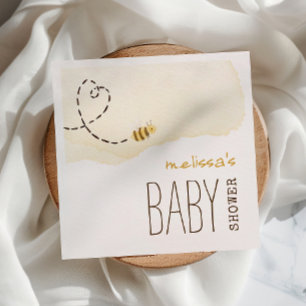 Söta Humla babyskor Napkins Pappersservett