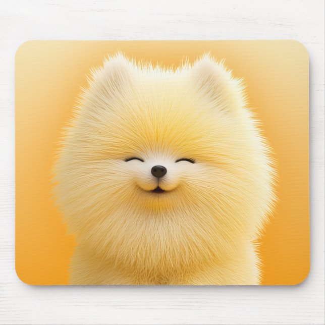Söta Hund Furry Vän Design Lekfull Musmatta (Framsidan)