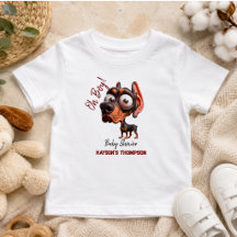 Söta Hund Karikatyrer Baby Shower för Pojke