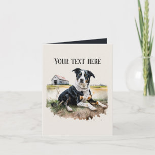Söta hundälskare lägga till text kort