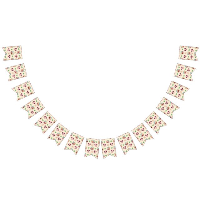 Söta Hundmönster Vimplar (Alla)