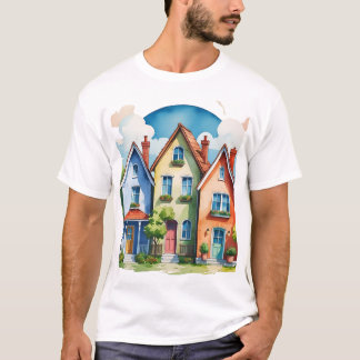 Söta hus t shirt