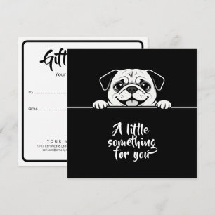 Söta husdjur minimalistisk design - Hund 2 Anteckningskort