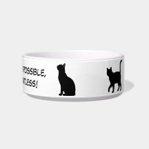 Söta husdjur Silhuetter Design - Katter 1 + text