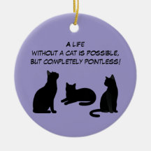 Söta husdjur Silhuetter Design - Katter 1 + text