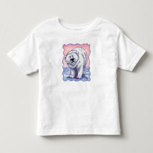 Söta huvud och svans Isbjörn T-shirts