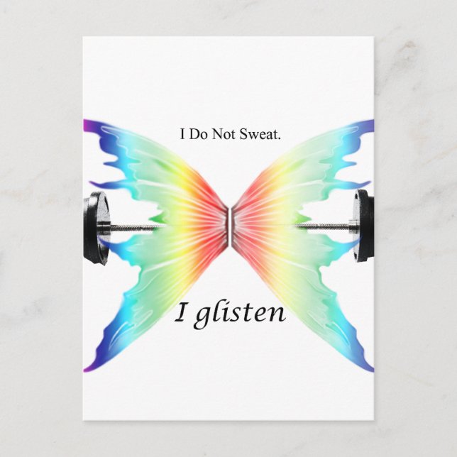 Söta inte...Glyssna Vykort (Framsida)