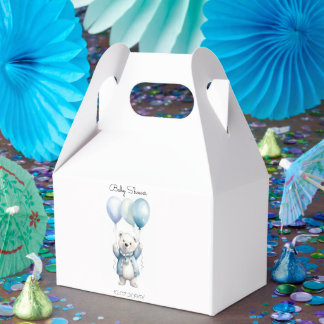 Söta Isbjörn Baby Shower Förmånslådor Presentaskar