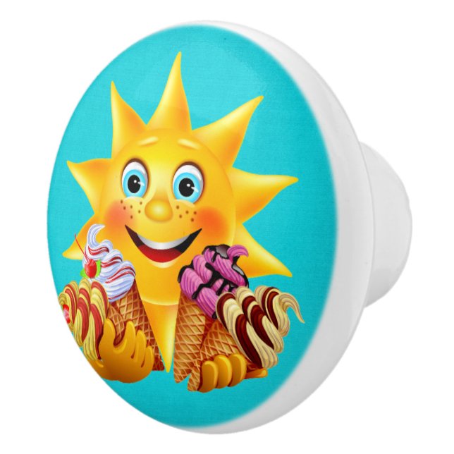 Söta iskrämlådor knopp (Höger)