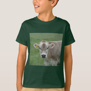Söta jersey-kor på bete t shirt