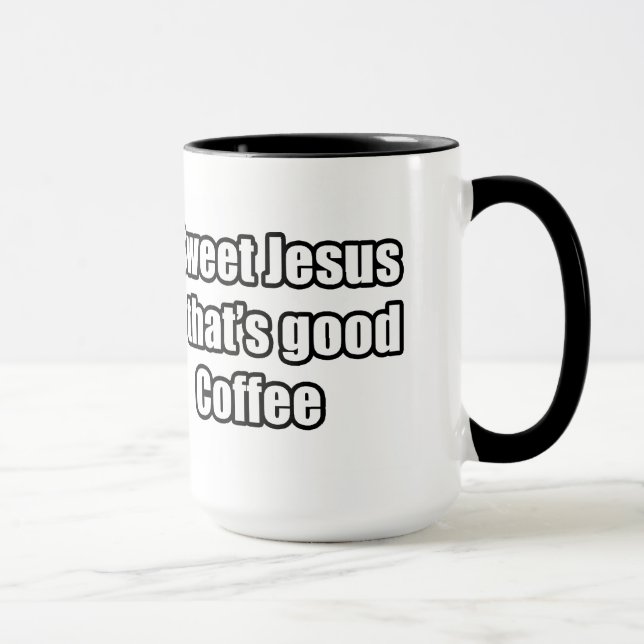 Söta Jesus som är bra kaffe Mugg (Höger)