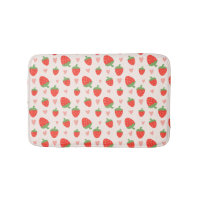 Söta jordgubbar och örter Bath Mat