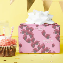 Söta jordgubbar Personlig Presentpapper