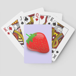 Söta jordgubbar - smaklig casinokort