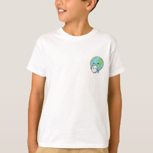 Söta jordomfamnar månen barn t shirt